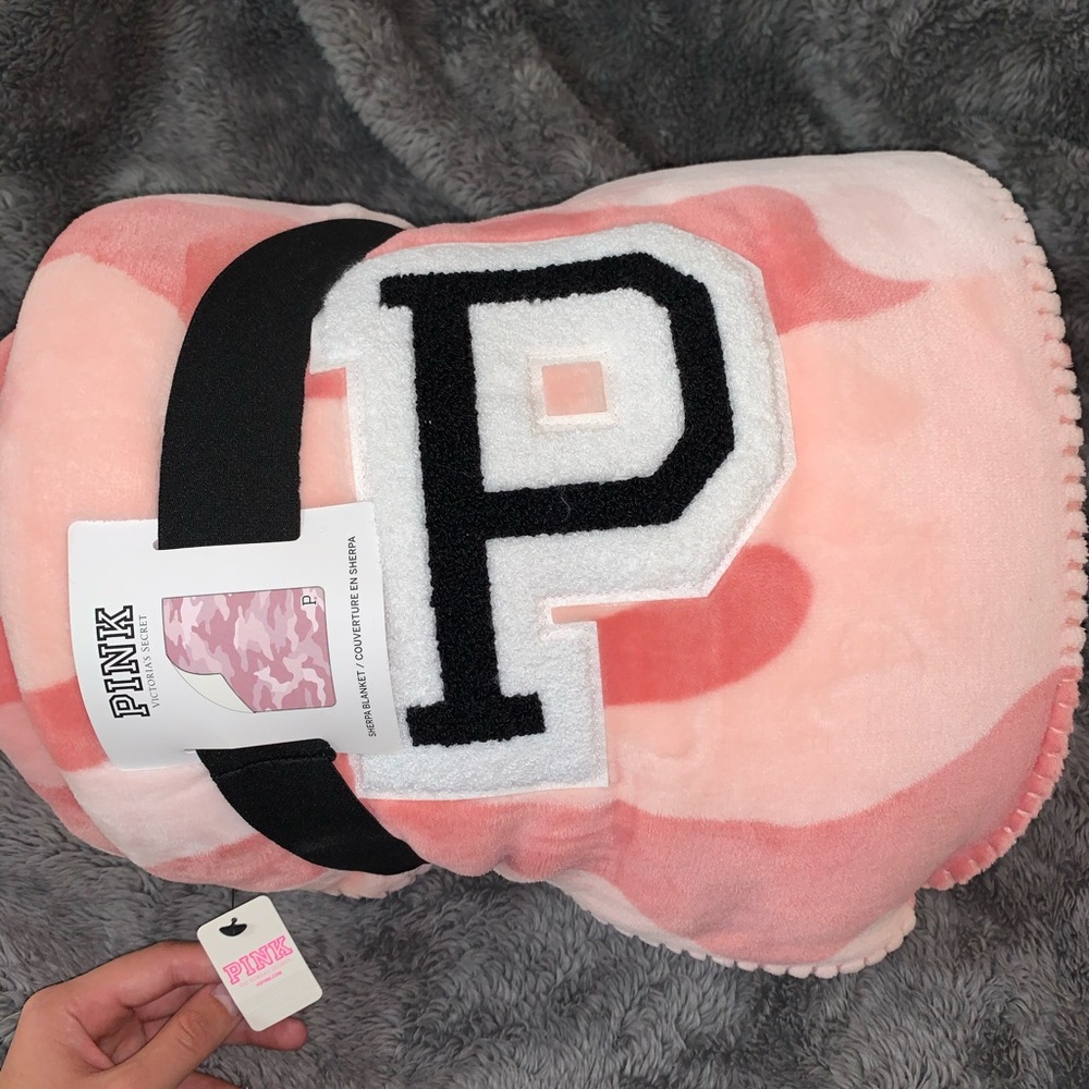 Victoria’s Secret pink blanket